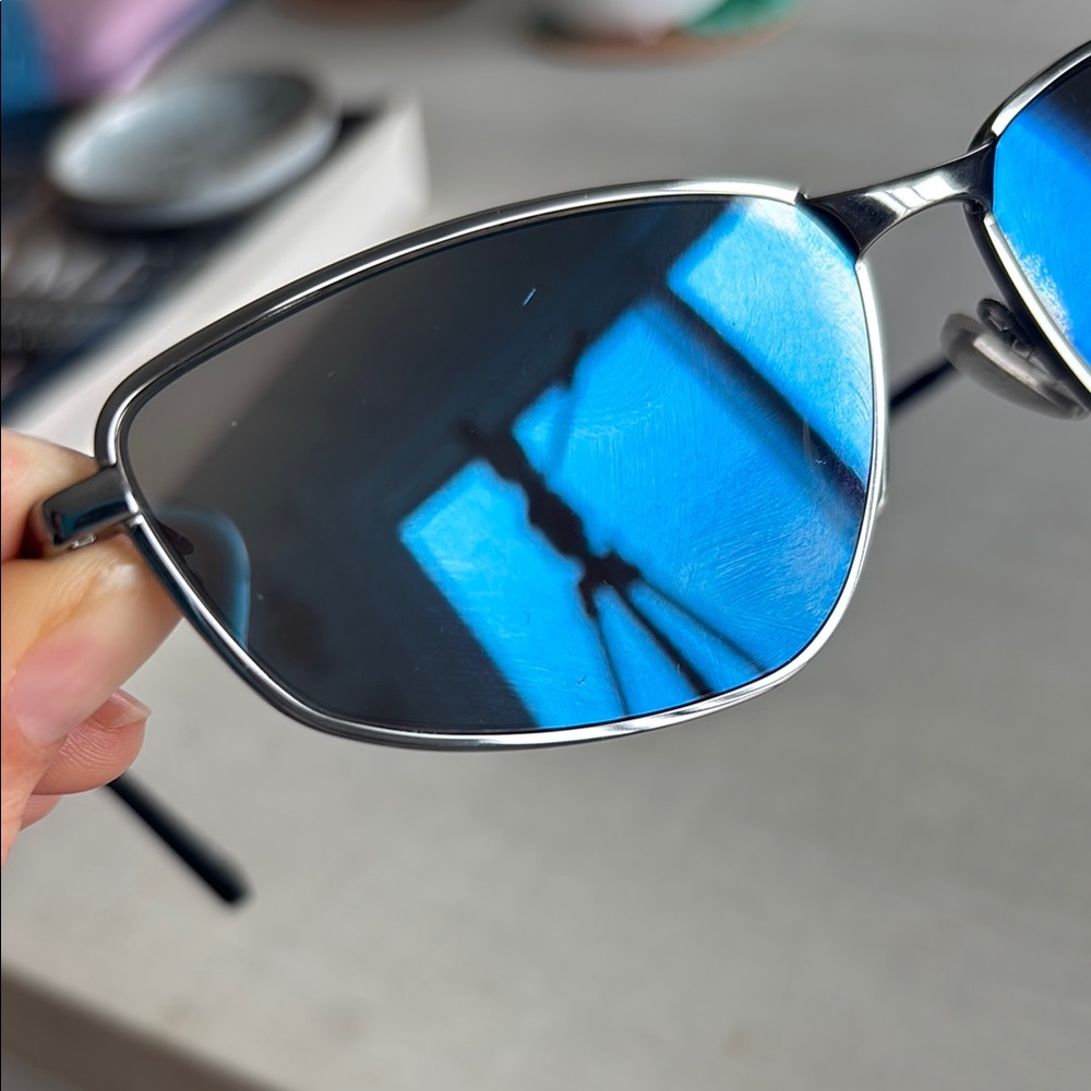 Men’s XL Balenciaga™ BB0277S 003 60 - Gunmetal/Blueflash sunglasses - Picture 8 of 10